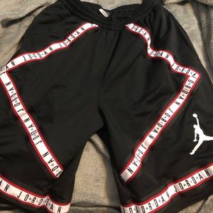 Black jordan shorts
